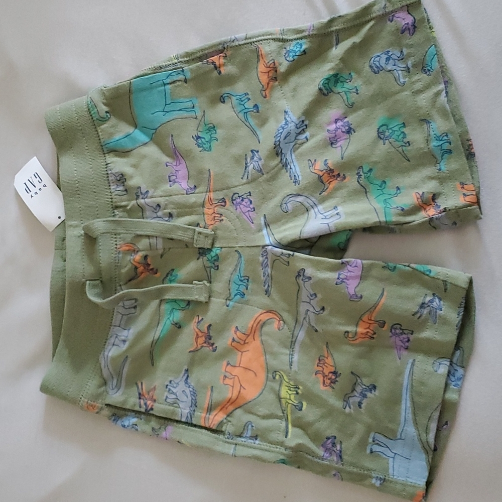 NWT Baby Gap 3T Dinosaur Toddler Shorts